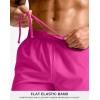 G Gradual Men’s Athletic Running Shorts 7″/5″/9″ Zipper Pocket Lightweight Workout Gym Quick Dry Shorts Golf Tennis Hiking(Rose)