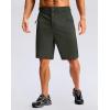 G Gradual Men’s Casual Shorts 9″ Lightweight Hiking Golf Zipper Pockets Stretch Quick-Dry Breathable Shorts for Travel Work Summer Dark Olive