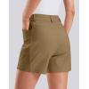 G Gradual Women’s 5″ Golf Hiking Shorts with Deep Pockets Stretchy Outdoor Womens Shorts Dressy Casual Walking Travel(Deep Khaki)