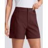 G Gradual Women’s 5″ Golf Hiking Shorts with Deep Pockets Stretchy Outdoor Womens Shorts Dressy Casual Walking Travel(Wine)