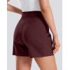 G Gradual Women’s 5″ Golf Hiking Shorts with Deep Pockets Stretchy Outdoor Womens Shorts Dressy Casual Walking Travel(Wine)