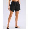 G Gradual Women’s 5″ Swim Shorts Zipper Pockets Quick Dry Board Shorts Bathing Suit Bottom with Liner Running Athletic Shorts(A-black)