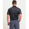 Men’s Golf Polo Shirts Dry Fit Performance Moisture Wicking Casual Print Golf Shirts for Men Breathable(Ball Holder)