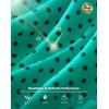 Men’s Golf Polo Shirts Dry Fit Performance Moisture Wicking Casual Print Golf Shirts for Men Breathable(Green Polka Dot)