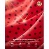 Men’s Golf Polo Shirts Dry Fit Performance Moisture Wicking Casual Print Golf Shirts for Men Breathable(Red Polka Dot)