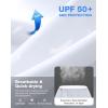Men’s Sun Protection Shirts UPF 50+ Rash Guard for Men Swim Long Sleeve Hiking Fishing Athletic Workout Shirt(White Coconut Tree)