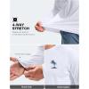 Men’s Sun Protection Shirts UPF 50+ Rash Guard for Men Swim Long Sleeve Hiking Fishing Athletic Workout Shirt(White Coconut Tree)
