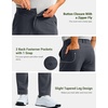 G Gradual Men’s Golf Pants with 5 Pockets 30″/32″/34″ Lightweight Quick Dry Stretch Work Dress Pants Casual Slacks for Men(Oil Grey,W35 L30)