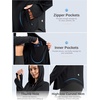 G Gradual Women’s Sun Protection Jackets Lightweight Zip Up Hoodies 4 Pockets UPF 50+ Sun Shirt Hiking Beach Athletic Workout(Black)