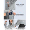 G Gradual Women’s Sun Protection Jackets Lightweight Zip Up Hoodies 4 Pockets UPF 50+ Sun Shirt Hiking Beach Athletic Workout(Light Grey)