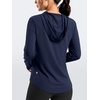 G Gradual Women’s Sun Protection Jackets Lightweight Zip Up Hoodies 4 Pockets UPF 50+ Sun Shirt Hiking Beach Athletic Workout(Navy)