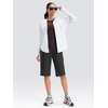 G Gradual Women’s Sun Protection Jackets Lightweight Zip Up Hoodies 4 Pockets UPF 50+ Sun Shirt Hiking Beach Athletic Workout(White)