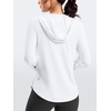 G Gradual Women’s Sun Protection Jackets Lightweight Zip Up Hoodies 4 Pockets UPF 50+ Sun Shirt Hiking Beach Athletic Workout(White)