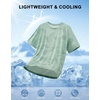 Men’s Athletic Running Shirts Dry Fit Moisture Wicking Workout Gym T-Shirts Short Sleeve Cooling Tee Tops for Men(Green Graphic)