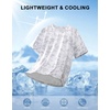 Men’s Athletic Running Shirts Dry Fit Moisture Wicking Workout Gym T-Shirts Short Sleeve Cooling Tee Tops for Men(White Camo)