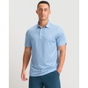 Men’s Golf Shirts Dry Fit Performance Moisture Wicking Breathable Casual Micro Print Short Sleeve Polo(Floral)