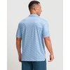 Men’s Golf Shirts Dry Fit Performance Moisture Wicking Breathable Casual Micro Print Short Sleeve Polo(Floral)