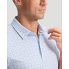 Men’s Golf Shirts Dry Fit Performance Moisture Wicking Breathable Casual Micro Print Short Sleeve Polo(Golf Pattern)