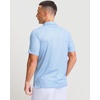 Men’s Golf Shirts Dry Fit Performance Moisture Wicking Breathable Casual Micro Print Short Sleeve Polo(Rhombus)