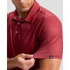 Men’s Golf Shirts Dry Fit Performance Moisture Wicking Breathable Casual Micro Print Short Sleeve Polo(Small Square)