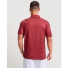 Men’s Golf Shirts Dry Fit Performance Moisture Wicking Breathable Casual Micro Print Short Sleeve Polo(Small Square)