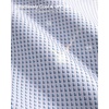 Men’s Golf Shirts Dry Fit Performance Moisture Wicking Breathable Casual Micro Print Short Sleeve Polo(White Rocket)