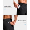 G Gradual Men’s Golf Shorts with 3 Pockets 9″ Lightweight Stretch Quick Dry Casual Dress Work Shorts for Men(Black)