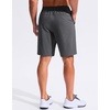 G Gradual Men’s Golf Shorts with 3 Pockets 9″ Lightweight Stretch Quick Dry Casual Dress Work Shorts for Men(Dark Grey)
