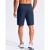 G Gradual Men’s Golf Shorts with 3 Pockets 9″ Lightweight Stretch Quick Dry Casual Dress Work Shorts for Men(Navy)