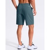 G Gradual Men’s Golf Shorts with 3 Pockets 9″ Lightweight Stretch Quick Dry Casual Dress Work Shorts for Men(Night Sky Blue)