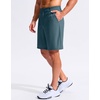 G Gradual Men’s Golf Shorts with 3 Pockets 9″ Lightweight Stretch Quick Dry Casual Dress Work Shorts for Men(Night Sky Blue)