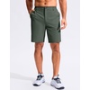 G Gradual Men’s Golf Shorts with 3 Pockets 9″ Lightweight Stretch Quick Dry Casual Dress Work Shorts for Men(Sage)