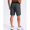 G Gradual Men’s Golf Shorts with 3 Pockets 9″ Lightweight Stretch Quick Dry Casual Dress Work Shorts for Men(Steel Gray)