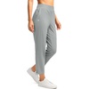 G Gradual Women’s Pants Ankle 7/8 Golf Pants 3 Pockets Stretchy Travel Pants Inner Drawstring for Work Business Casual(Bright Grey)
