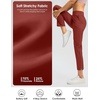 G Gradual Women’s Pants Ankle 7/8 Golf Pants 3 Pockets Stretchy Travel Pants Inner Drawstring for Work Business Casual(Savannah)