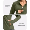 G Gradual Women’s UPF 50+ Sun Protection Hoodie Jacket Lightweight Zip Up Jackets Long Sleeve Shirts for Women Hiking Outdoor(Olive)