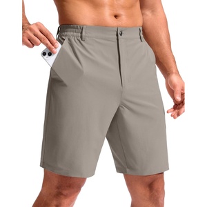 G Gradual Men’s Golf Shorts with 3 Pockets 9″ Lightweight Stretch Quick Dry Casual Dress Work Shorts for Men(Carbon Dust)