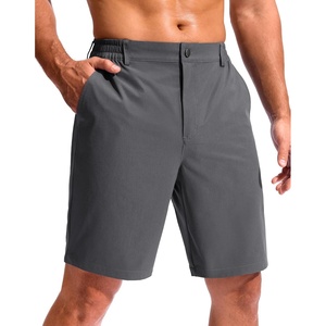 G Gradual Men’s Golf Shorts with 3 Pockets 9″ Lightweight Stretch Quick Dry Casual Dress Work Shorts for Men(Dark Grey)