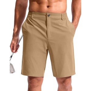 G Gradual Men’s Golf Shorts with 3 Pockets 9″ Lightweight Stretch Quick Dry Casual Dress Work Shorts for Men(Dusty Khaki)