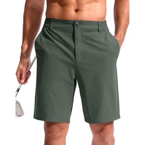 G Gradual Men’s Golf Shorts with 3 Pockets 9″ Lightweight Stretch Quick Dry Casual Dress Work Shorts for Men(Sage)