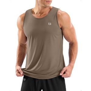 G Gradual Men’s Workout Tank Tops Sleeveless Muscle Shirts Summer UPF 50+ Quick Dry Shirts for Men Athletic Running Gym(Taupe,3XL)