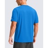 G Gradual Men’s Cooling Running Shirts Moisture Wicking Breathable Workout T-Shirt UPF 50+ Ice Performance Tee for Athletic(Azure)