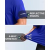 G Gradual Men’s Cooling Running Shirts Moisture Wicking Breathable Workout T-Shirt UPF 50+ Ice Performance Tee for Athletic(Royal Blue)