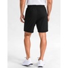 G Gradual Men’s Sweat Casual Shorts Soft Moisture Wicking Athletic Gym Shorts with 3 Pockets for Lounge Workout Running(Black)