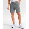 G Gradual Men’s Sweat Casual Shorts Soft Moisture Wicking Athletic Gym Shorts with 3 Pockets for Lounge Workout Running(Heather Grey Sage)
