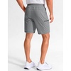 G Gradual Men’s Sweat Casual Shorts Soft Moisture Wicking Athletic Gym Shorts with 3 Pockets for Lounge Workout Running(Heather Grey Sage)