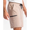 G Gradual Men’s Sweat Casual Shorts Soft Moisture Wicking Athletic Gym Shorts with 3 Pockets for Lounge Workout Running(Heather Khaki)