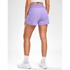 G Gradual Women’s Running Shorts with Mesh Liner 3″ Workout Athletic Shorts for Women with Phone Pockets(Lilac)