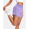 G Gradual Women’s Running Shorts with Mesh Liner 3″ Workout Athletic Shorts for Women with Phone Pockets(Lilac)