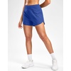G Gradual Women’s Running Shorts with Mesh Liner 3″ Workout Athletic Shorts for Women with Phone Pockets(Neon Blue)